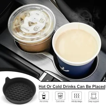 SINGARO Universal Cup Holder Coaster - Non-Slip Silicone