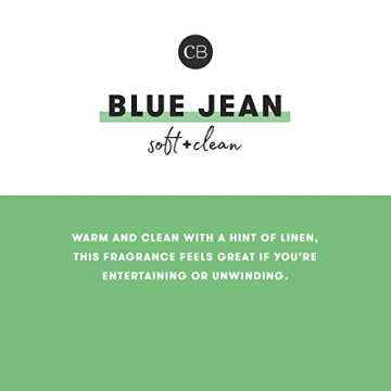 Capri Blue Signature Blue Jean Candle - 19 oz Elegance