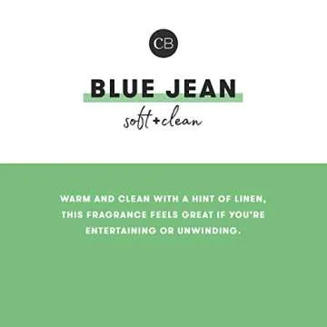 Capri Blue Signature Blue Jean Candle - 19 oz Elegance