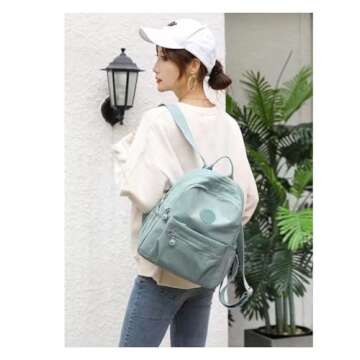 go-done MUKAITE 11L Mini fashion Backpack,Small Nylon Ladies backpacks,Women shopping Backpack(Small...