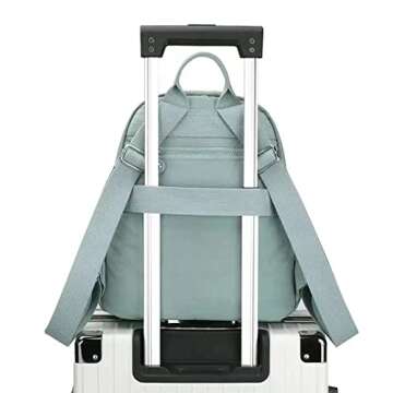 go-done MUKAITE 11L Mini fashion Backpack,Small Nylon Ladies backpacks,Women shopping Backpack(Small size)