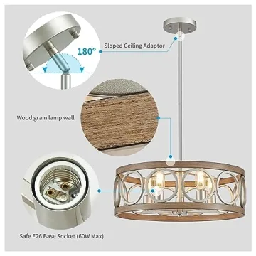 Stylish XINGQI Drum Chandelier for Elegant Lighting