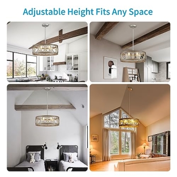 Stylish XINGQI Drum Chandelier for Elegant Lighting