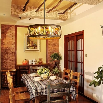 Stylish XINGQI Drum Chandelier for Elegant Lighting