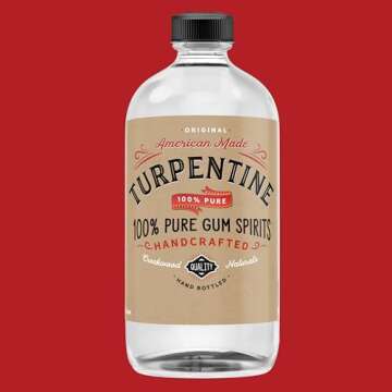 16 Oz 100% Pure Gum Spirits of Turpentine, Can