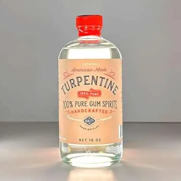 16 Oz 100% Pure Gum Spirits of Turpentine, Can