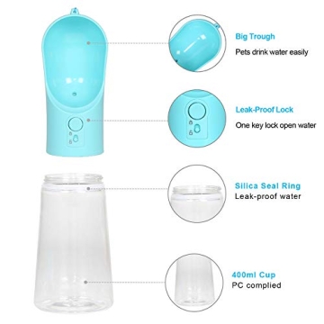 UPSKY Portable Dog Water Bottle for Outdoors and Travel