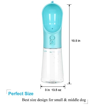 UPSKY Portable Dog Water Bottle for Outdoors and Travel