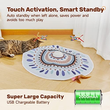 Potaroma 3-in-1 Hide and Seek Cat Toy for Interactive Fun