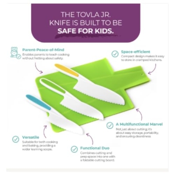 TOVLA JR. Kids Cooking Set: Safe Toddler-Friendly Kitchen Tools