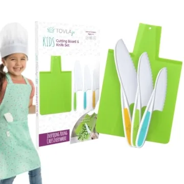 TOVLA JR. Kids Cooking Set: Safe Toddler-Friendly Kitchen Tools