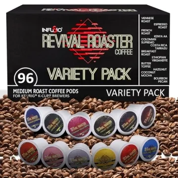 InfuSio Coffee Pods 96 Count Variety Pack for Keurig