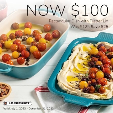 Le Creuset Stoneware Rectangular Dish with Platter Lid