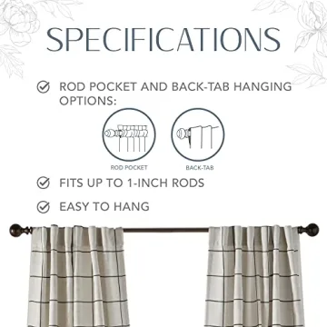 Brighton Blackout Curtain Panel - Elrene Home Fashions