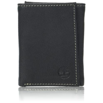 Timberland Men's Leather RFID Blocking Trifold Wallet - Premium Quality, Stylish Design