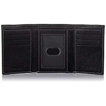 Stylish Timberland RFID Leather Trifold Wallet for Men