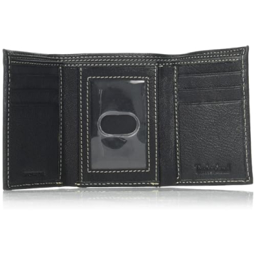 Stylish Timberland RFID Leather Trifold Wallet for Men