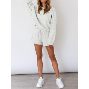 Fall Oversized Lounge Set - Casual Women's Outfit
