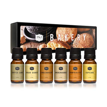 Delightful P&J Bakery Set of 6 Fragrance Oils for Crafting