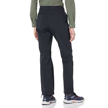 Amazon Essentials Women's Stretch Woven Outdoor Hiking Pants with Utility Pockets, Black, 14