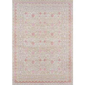 Momeni Rugs Isabella Traditional Oriental Flat Weave Area Rug - Elegant 5'3" x 7'3" Design