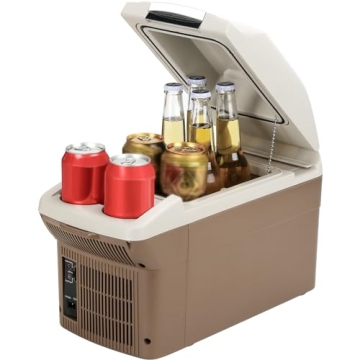 PUNEDA 12V Car Refrigerator Cooler/Warmer - Compact & Portable
