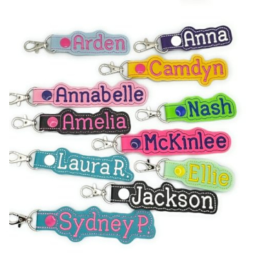 Personalized Luggage Tag, Backpack Name Tag, Handmade in USA from Faux Leather