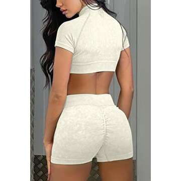 Meyeeka Women's Seamless Workout Set - Stylish & Comfortable