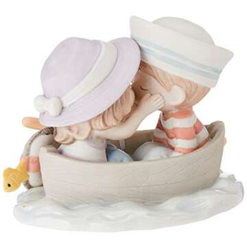 Precious Moments 162002 You're The Only Fish In My Sea, Bisque Porcelain Figurine