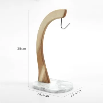Stylish Everous Banana Hanger with Marble Base for Kitchen