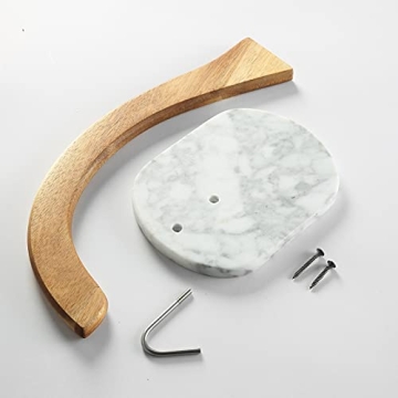 Stylish Everous Banana Hanger with Marble Base for Kitchen