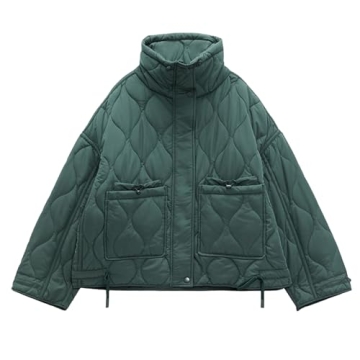 Songling Women's Quilted Puffer Jacket - Stylish Winter Coat