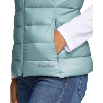 Eddie Bauer Women's CirrusLite Down Vest, Dark Berry, Large