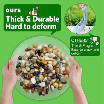 Sturdy 14 Inch Plant Saucers for Indoor and Outdoor Use