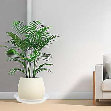 Sturdy 14 Inch Plant Saucers for Indoor and Outdoor Use