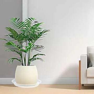 Sturdy 14 Inch Plant Saucers for Indoor and Outdoor Use