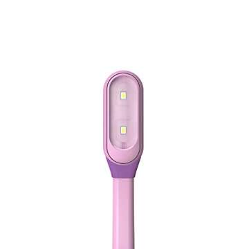 Mighty Bright The Original WonderFlex Book Light, Battery-Powered, Warm Eye Care LEDs, Flexible, Dur...