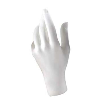KODORIA Female Hand Mannequin Hand Jewelry Bracelet Ring Gloves Display Organizer Stand - White L