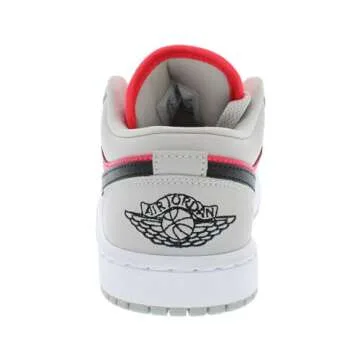 Nike Women's Air Jordan 1 Low UNC Basketball Shoe, Black/University Blue-white, 8.5