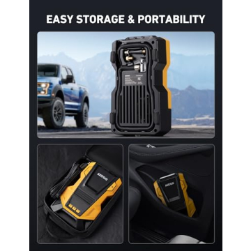 AstroAI AC/DC Tire Inflator Compressor for Home and Car