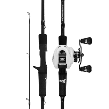 KastKing Crixus Fishing Rod and Reel Combo - Baitcasting 6ft Medium Right Handed