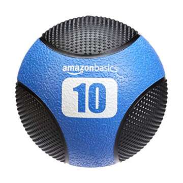 Amazon Basics Double Grip Type Medicine Ball - 6-Pound