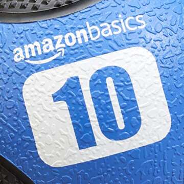 Amazon Basics Double Grip Type Medicine Ball - 6-Pound