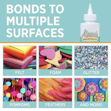 Aleene's Felt and Foam Tacky Glue for Strong Adhesion
