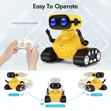 ALLCELE Rechargeable Remote-Control Robot for Kids