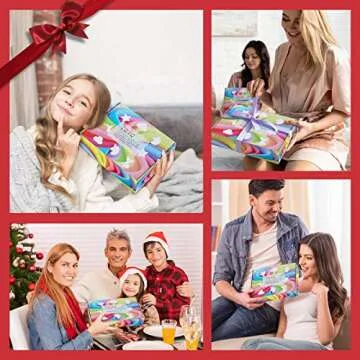 LOYO Rainbow Bath Bombs Gift Set - Perfect for Kids