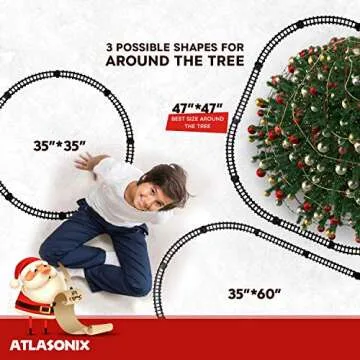 Exciting Christmas Train Set for Kids with Lights and Sounds