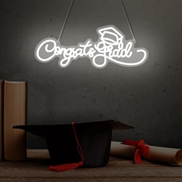 Fabbay Dimmable Neon Congrats Grad Sign for Parties