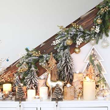 Gorgeous Shatterproof Gold Christmas Ornaments Set