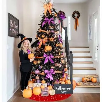 FCSJOST Red Tree Skirt 60 Inches Round Glitter Christmas Tree Skirts Velvet Sequin Large Xmas Tree Skirts Christmas Tree Rug Mat Shiny Red Christmas Skirt Tree for New Year Holiday Thanksgiving Decor